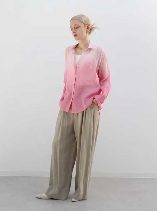 洗えるリネンシャツ！！