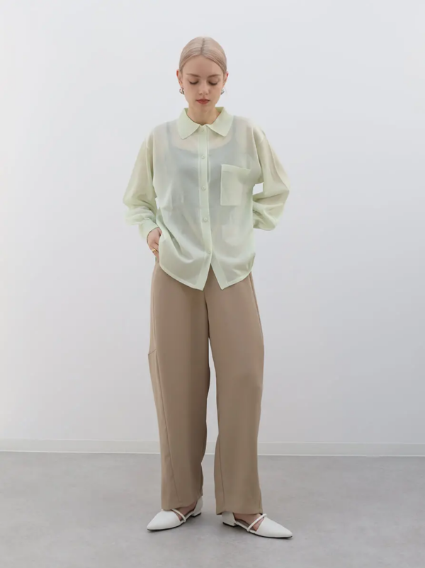 使い方色々！万能シアーシャツ✨