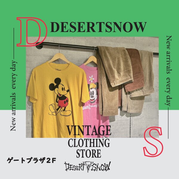 大人気ディズニーTシャツで大量に追加入荷いたしました！