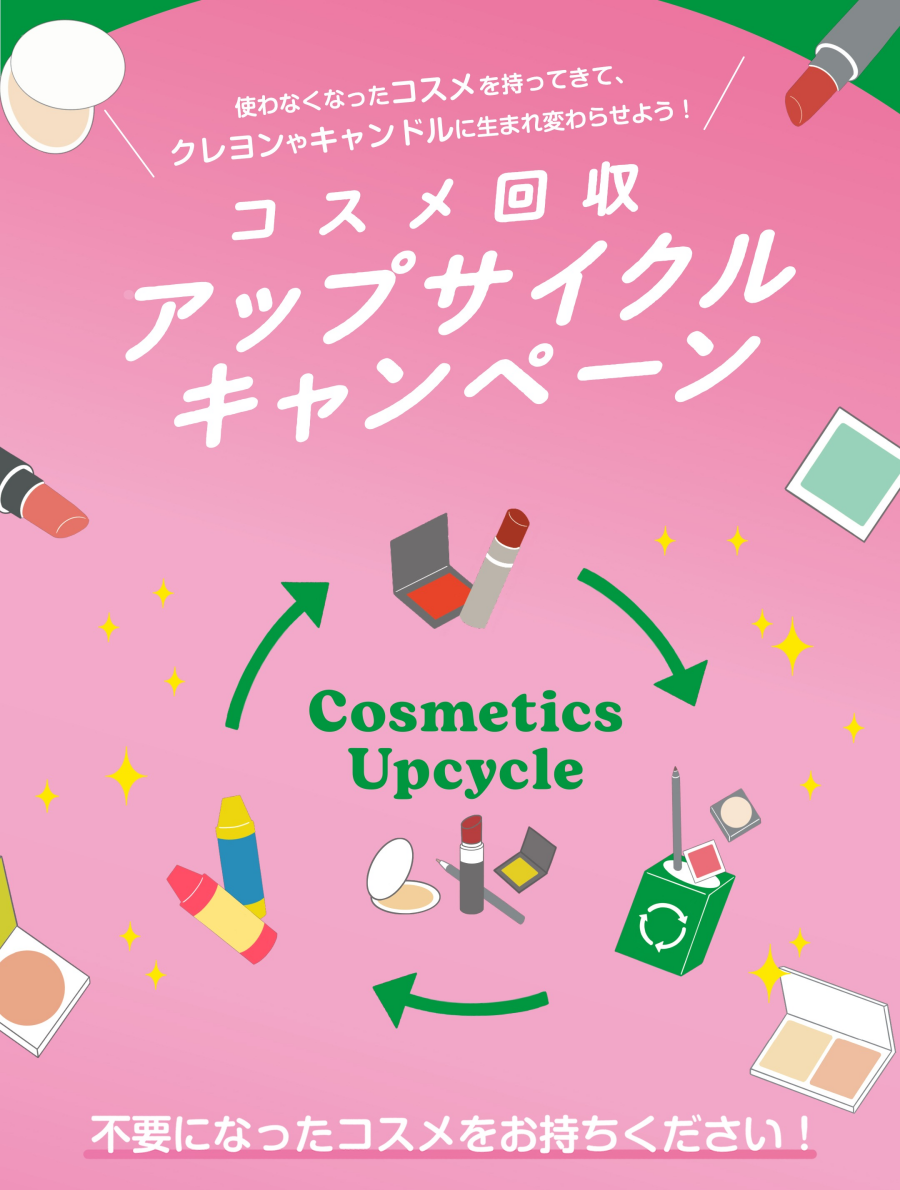 コスメ回収アップサイクルキャンペーン