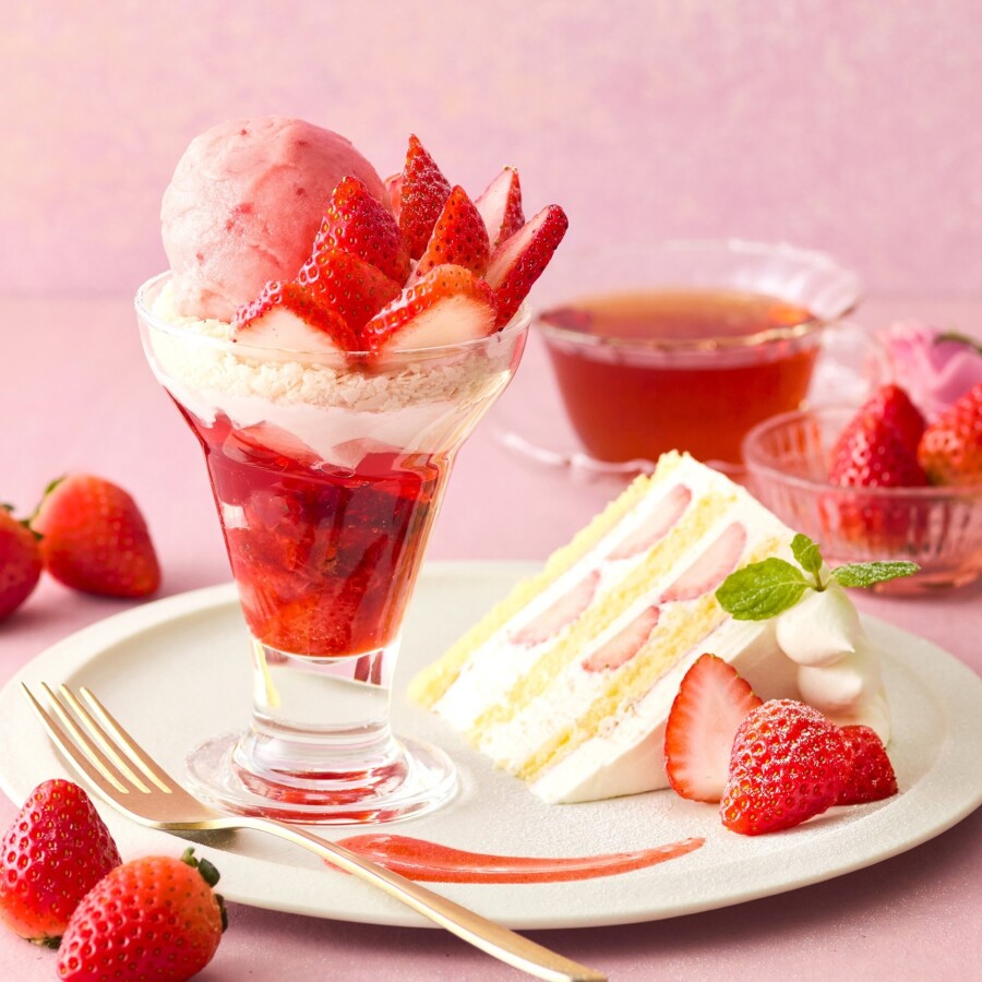 2週間限定！苺づくしのスイーツプレート