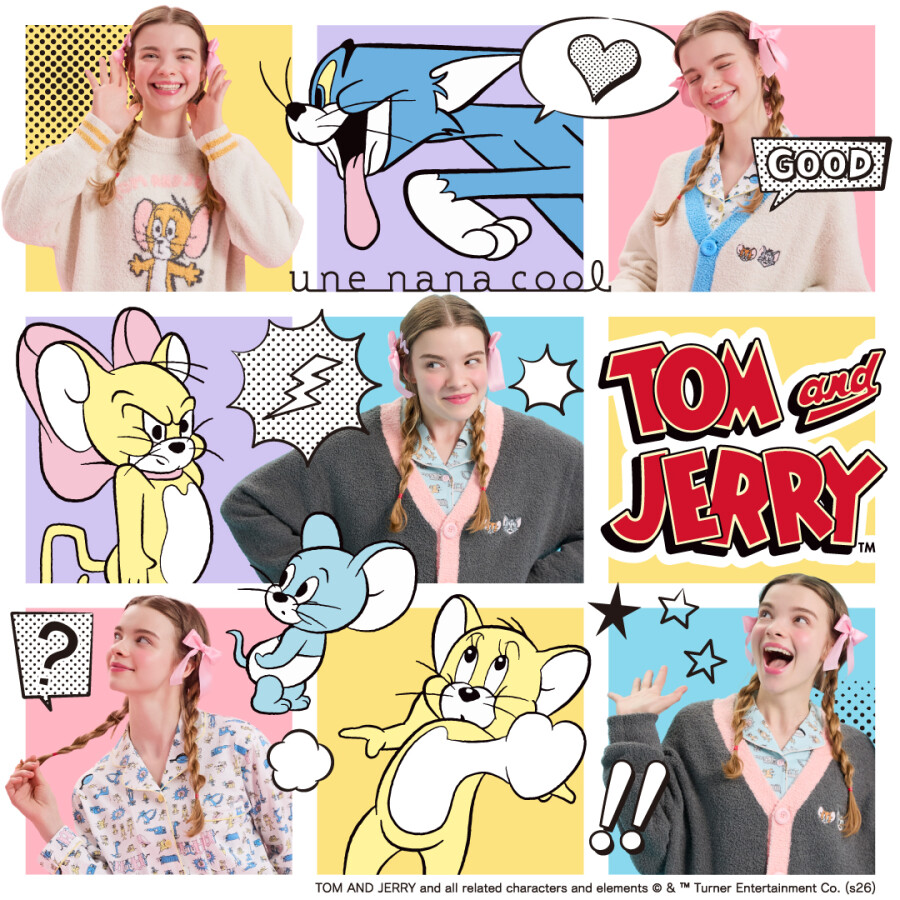  トムとジェリー × une nana cool   コラボレーション第二弾