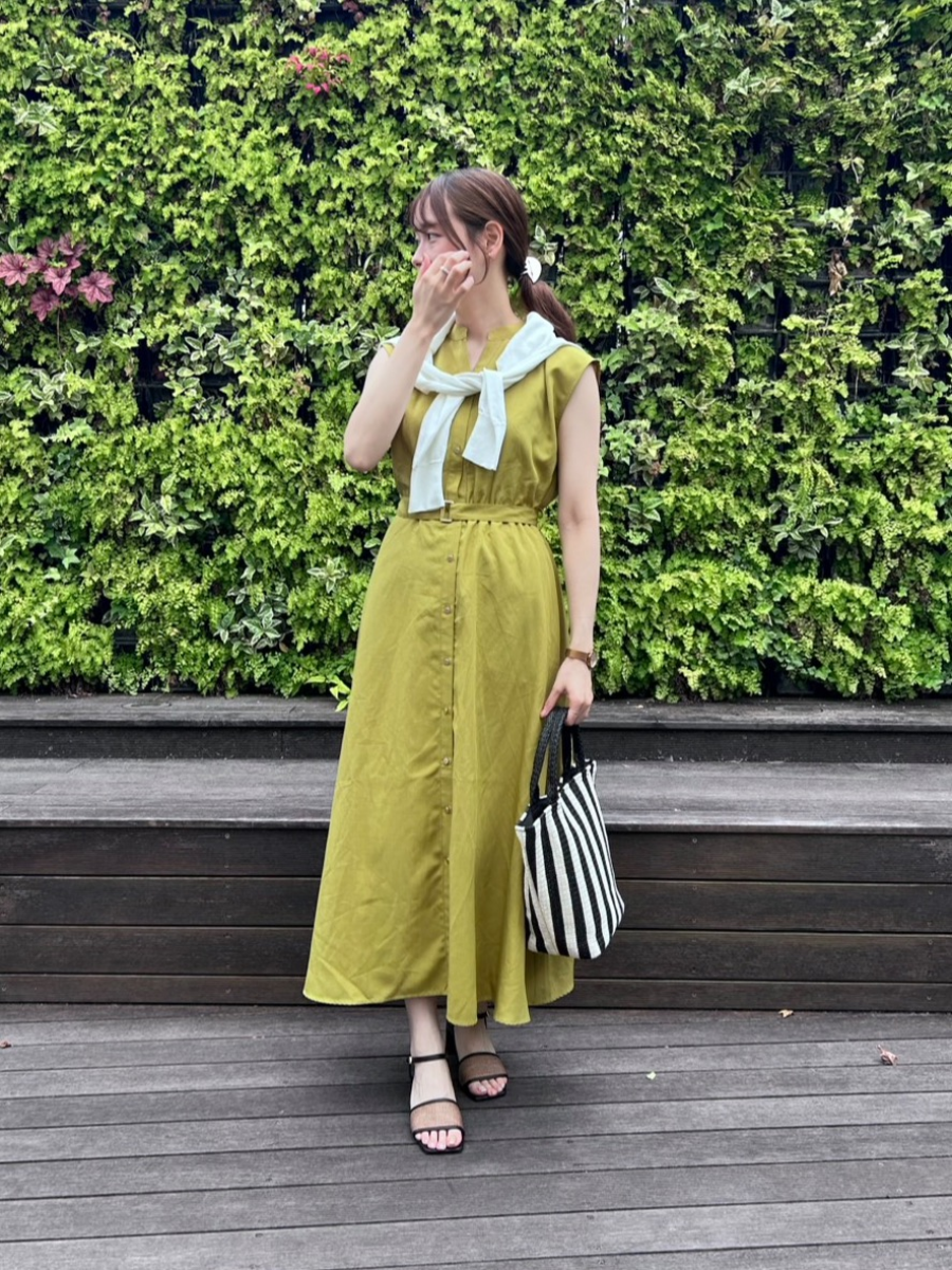 夏を楽しむワンピースコーデ🌿