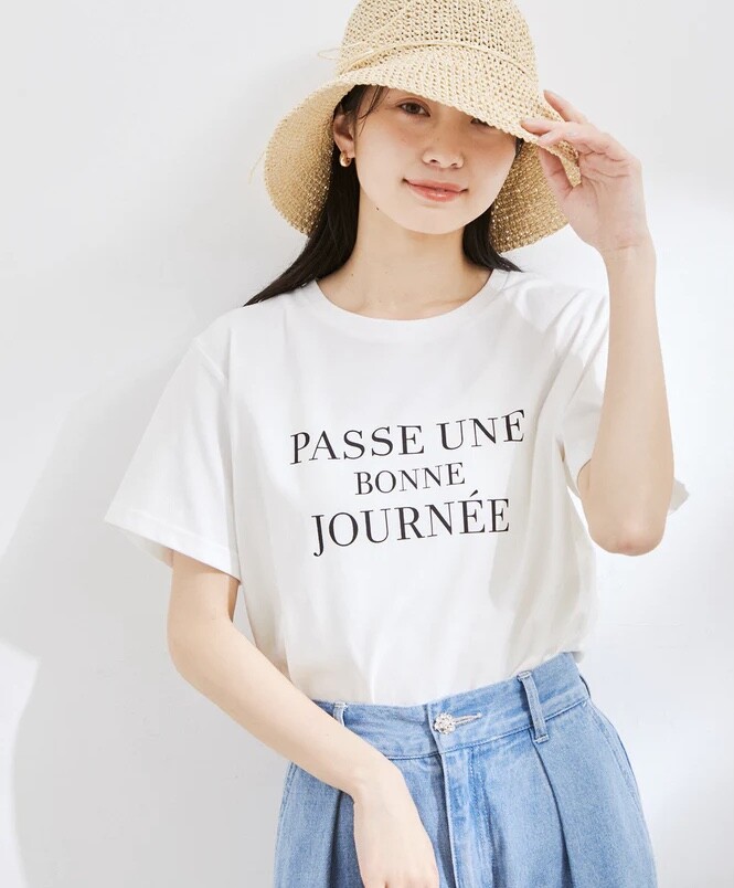 【接触冷感】大人カジュアルな気こなしが楽しめるロゴTが再入荷♡