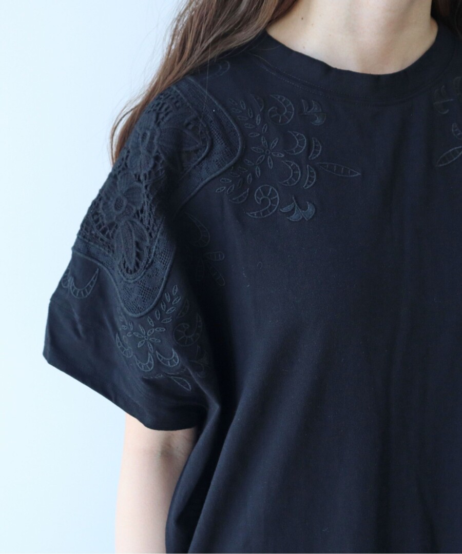 大人可愛い刺繍カットソー♪