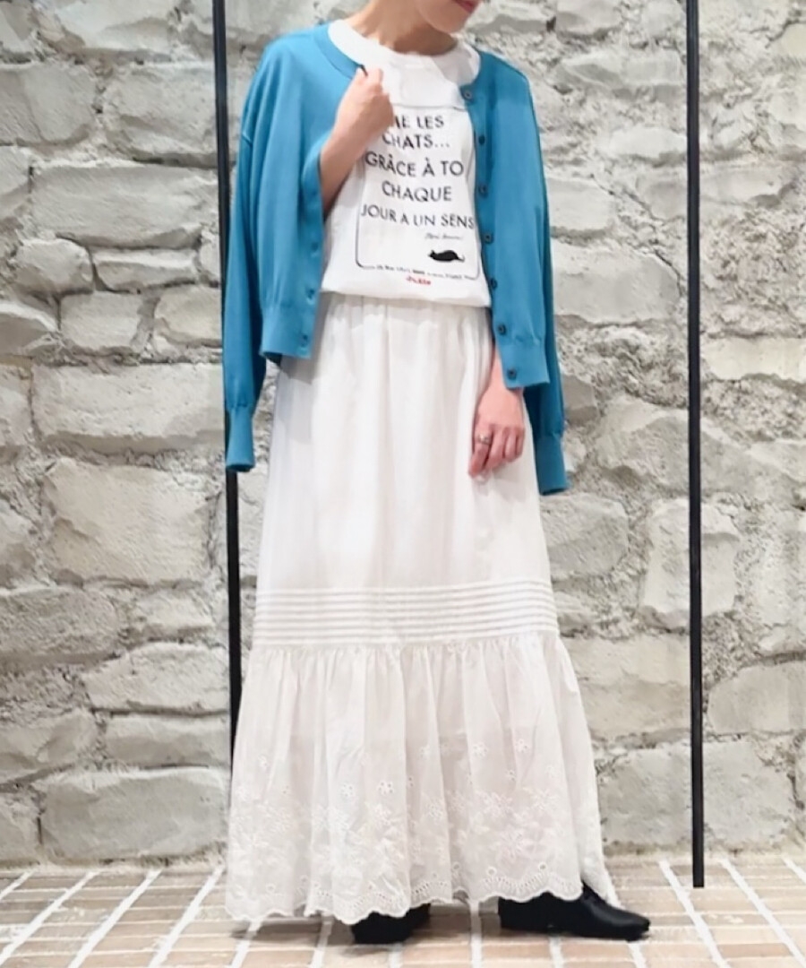 春に着たいコットンカーディガン