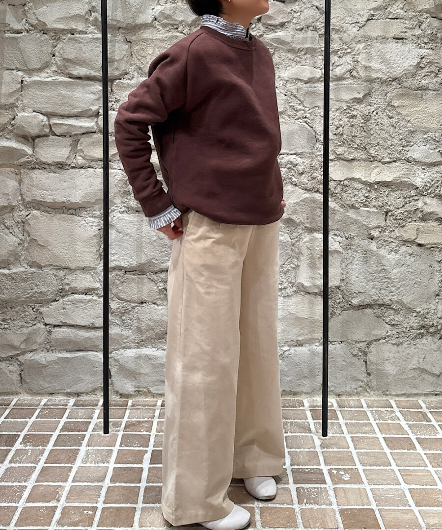 マリンフランセーズ バスク天竺セーラープルオーバー ブラック マリンフランセーズ バスク天竺セーラープルオーバー ブラック