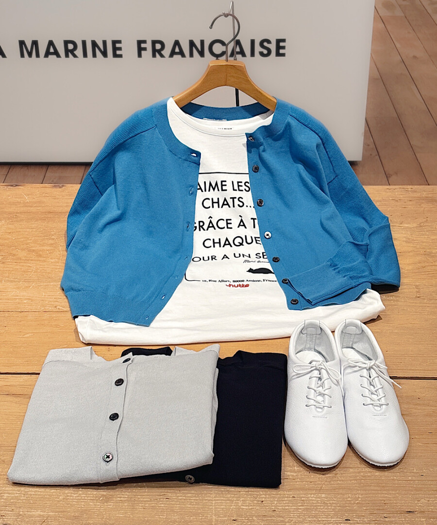 春に着たいコットンカーディガン