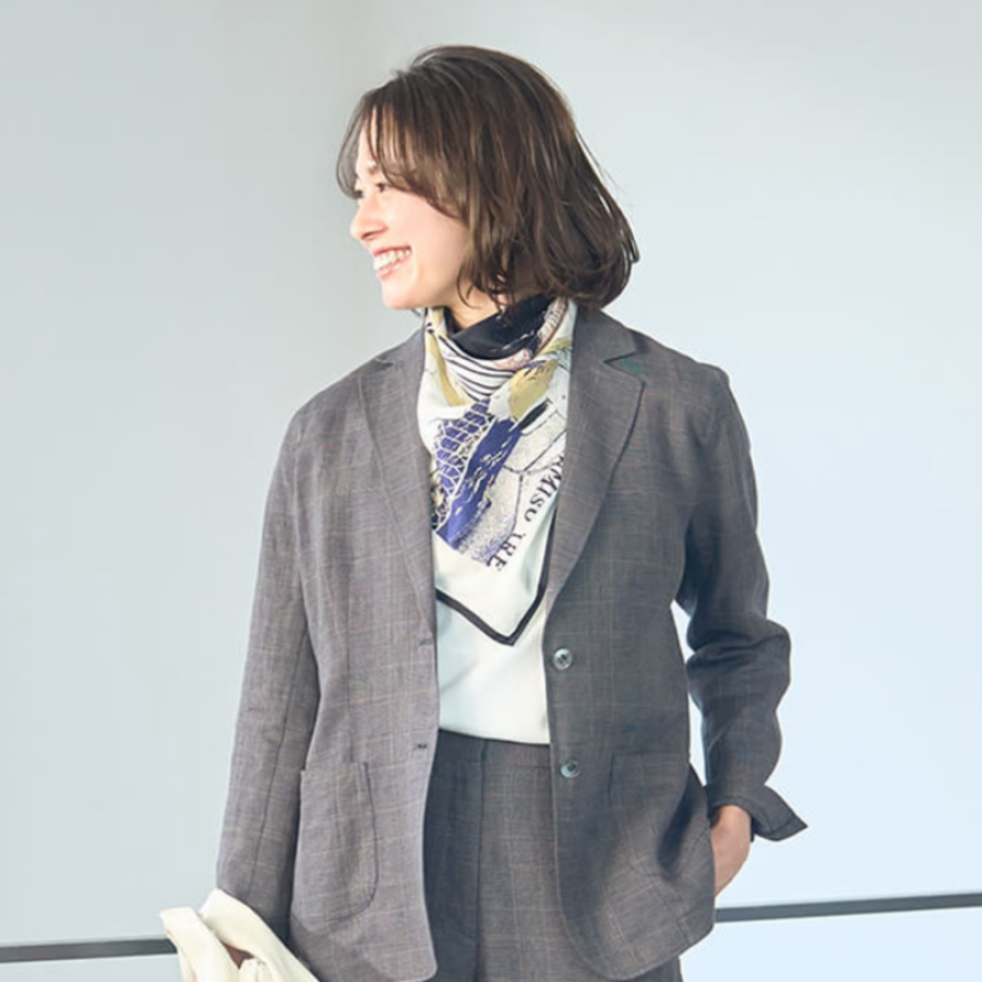 リネンセットアップ入荷