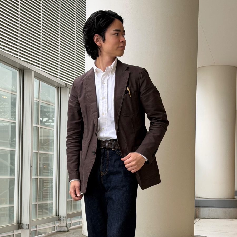 メンズの必須カジュアルアイテム【デニム✖️オックスフォードシャツ】