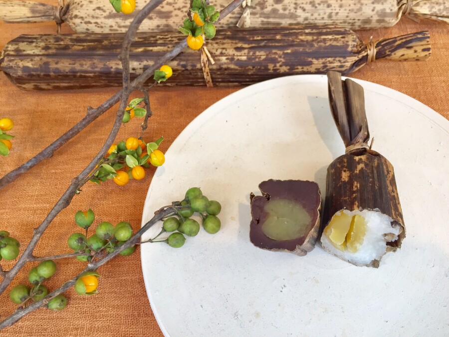 栗蒸し羊羹、栗かるかん