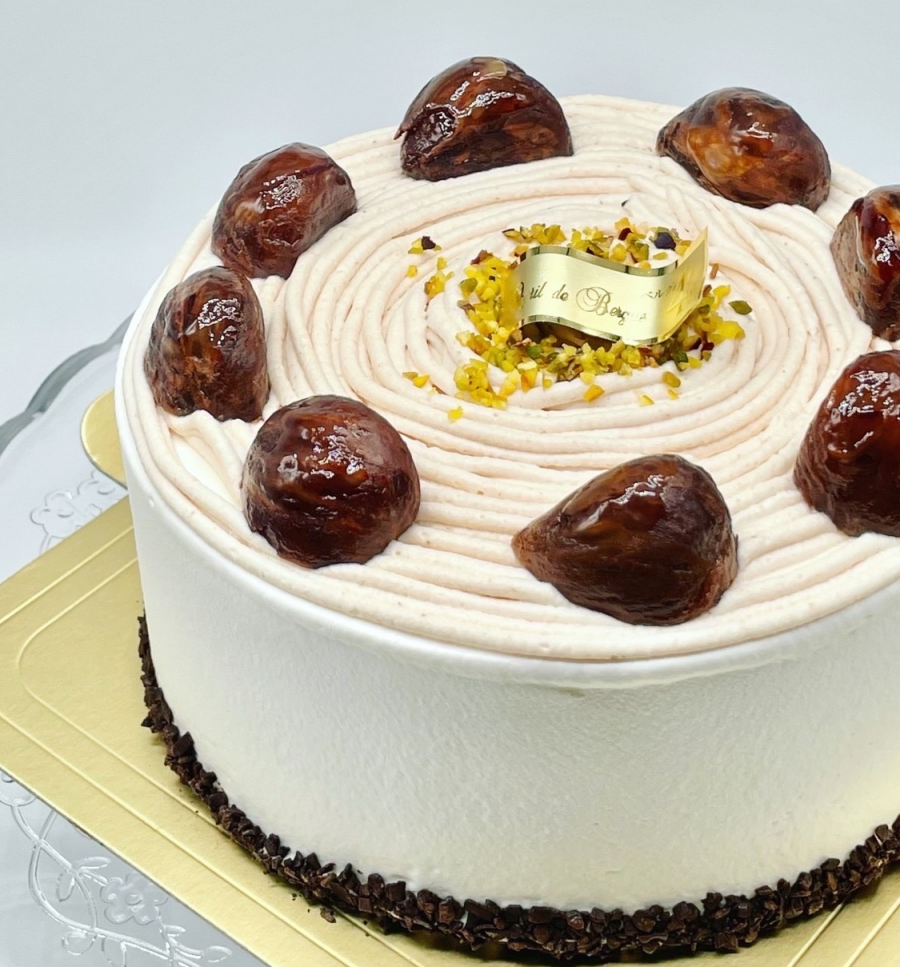 季節のケーキ🌟マロンのショートケーキ