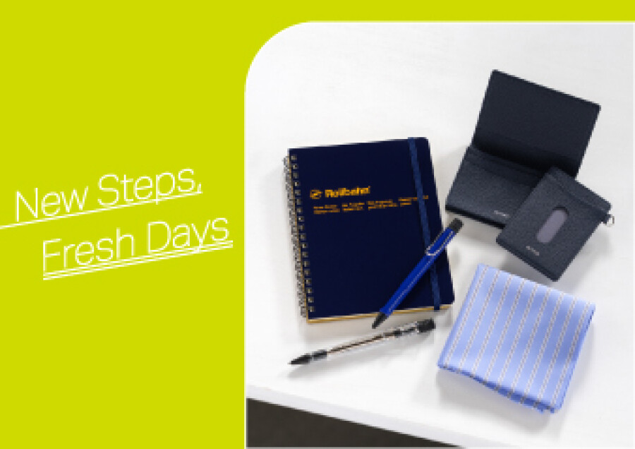 「New Steps, Fresh Days」フェア開催しております！