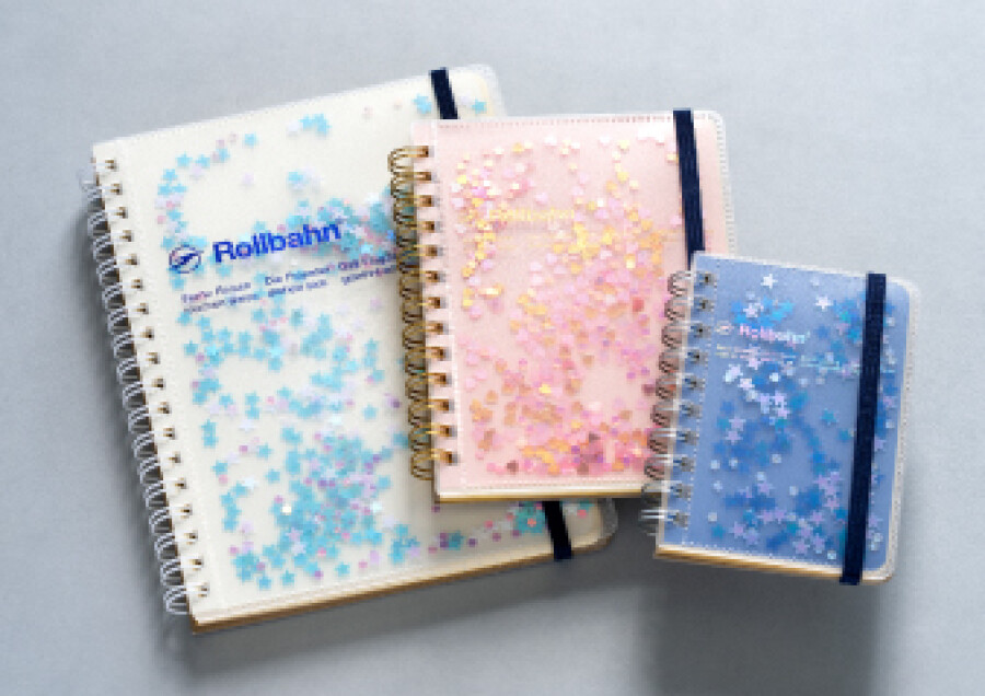 ロルバーン ポケット付メモ グリッター　新色・新サイズ入荷しております！