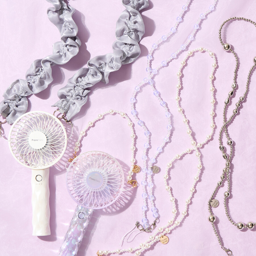 ＼ハンディファンをおしゃれに持ち運べるストラップが今年も登場／