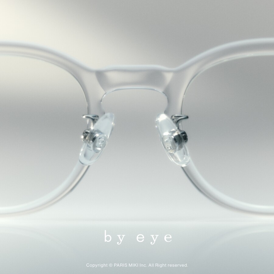 パリミキの新メガネブランド「by eye」登場！！